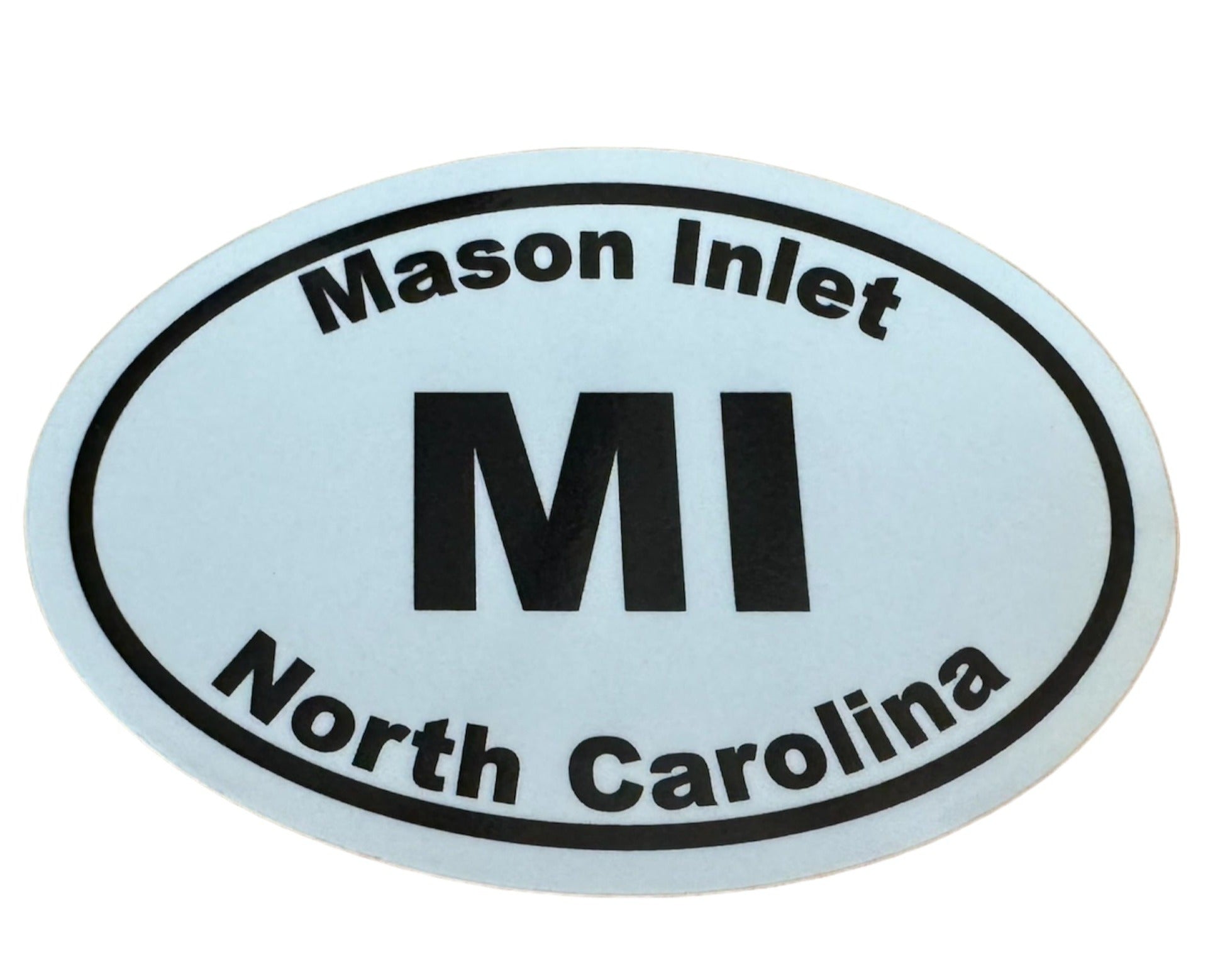 Mason Inlet - Oval Sticker